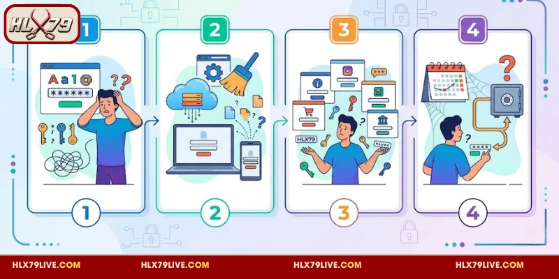 Quên Mật Khẩu HLX79 - Hướng Dẫn Lấy Lại Tài Khoản Nhanh Gọn 2 4 lý do khiến hội viên quên mật khẩu HLX79