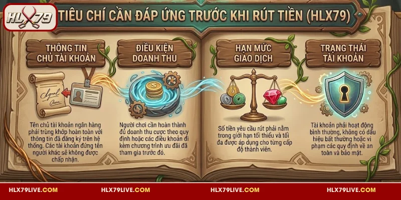 Tiêu chí cần đáp ứng trước khi rút tiền HLX79